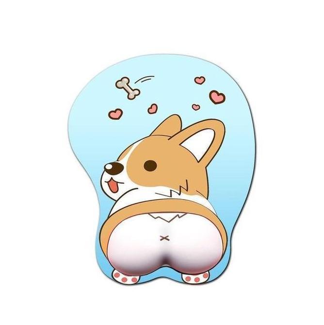 BowLift | Cute Corgi Mousepad