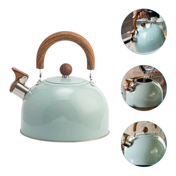 BowLift | BOILVIA – 3L Whistling Stainless Kettle with Comfort Grip Handle