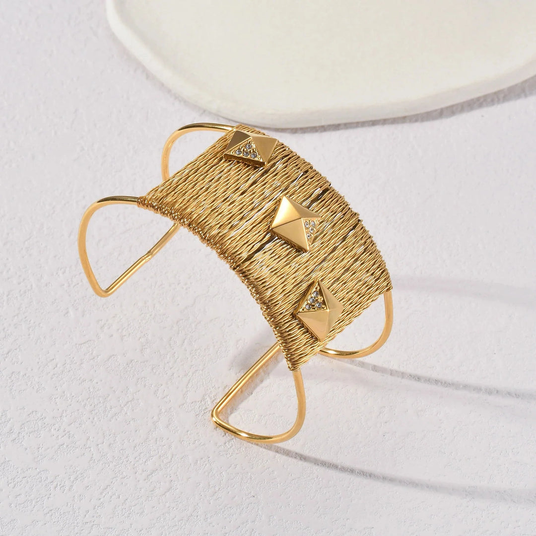 BowLift | Bold Boho Wide Opening Cuff Bracelet