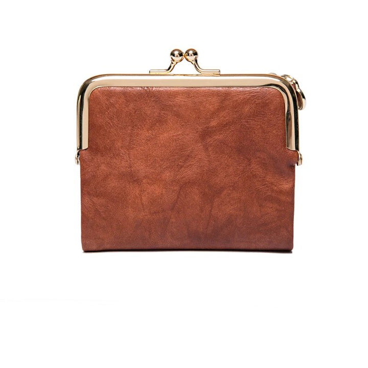 BowLift | Wallet Purse | Vintage Kiss Lock Small PU Leather