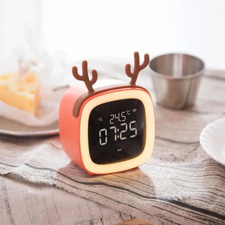 BowLift | BunnyGlow - LED Alarm Clock – Night Light with Digital Display & Timer
