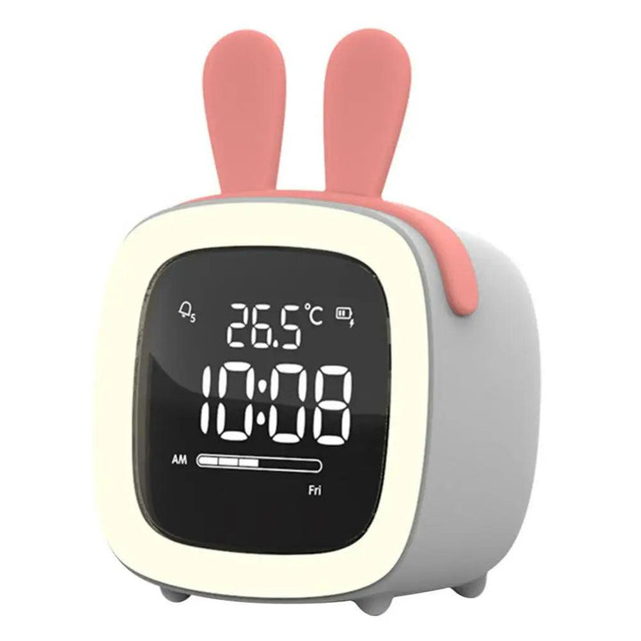 BowLift | BunnyGlow - LED Alarm Clock – Night Light with Digital Display & Timer