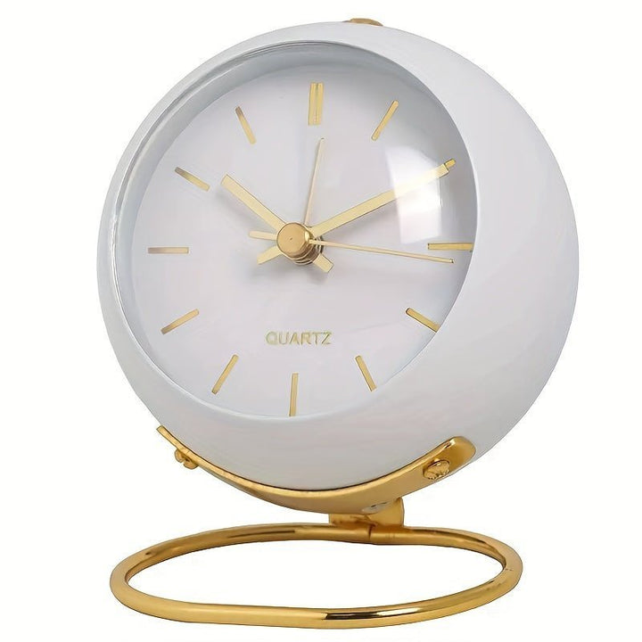 BowLift | Buzzley – Retro Analog Alarm Clock with Silent Movement