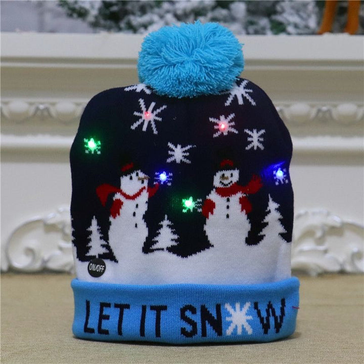BowLift | 🎅LED Christmas Knitted Hats Light up Xmas Beanie
