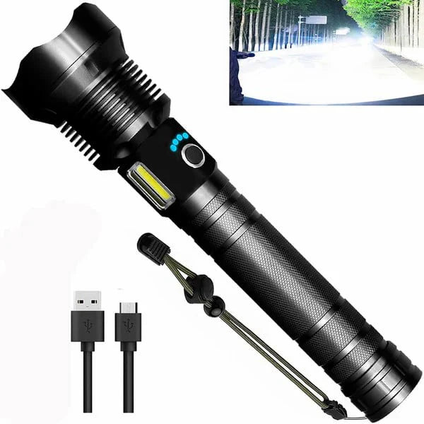 BowLift | Tactical Flashlight – LED Flashlight with Zoom & Power Bank Function
