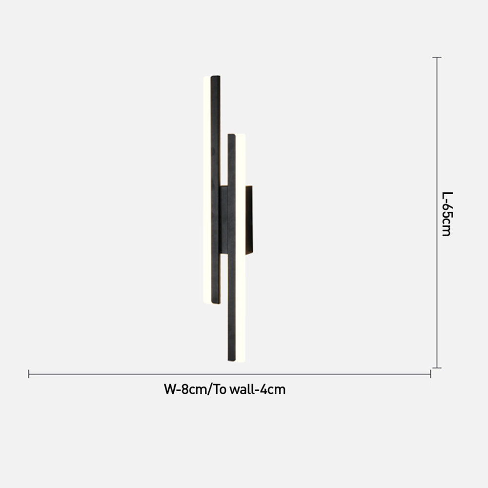 BowLift | LED Wall Light Acrylic Metal Wall Sconce Lighting Fixture