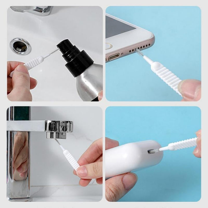 BowLift | Precision Cleaning Brush Set | 30-Pack | Nylon Bristles with PP Handle | Multi-Surface Use