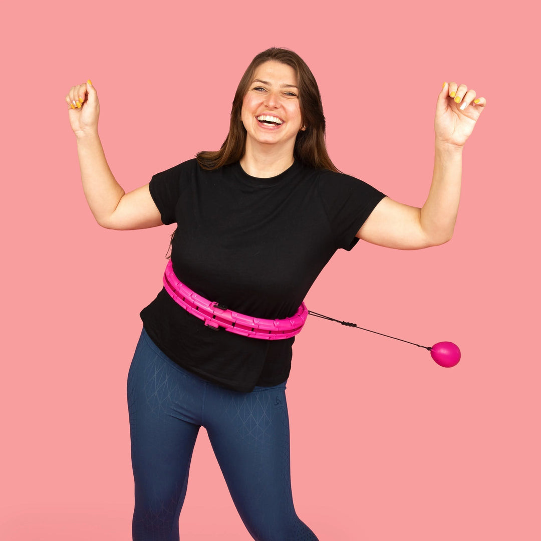 Weighted Fitness Hoop for At-Home Cardio Workouts