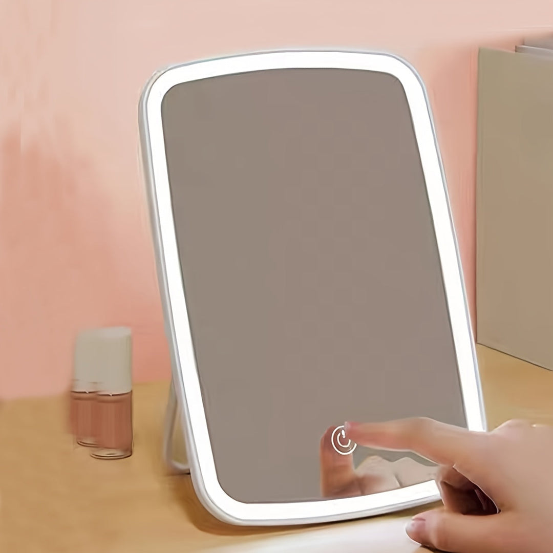 BloomMirror - Elegant LED Makeup Mirror USB Rechargeable Bowlift