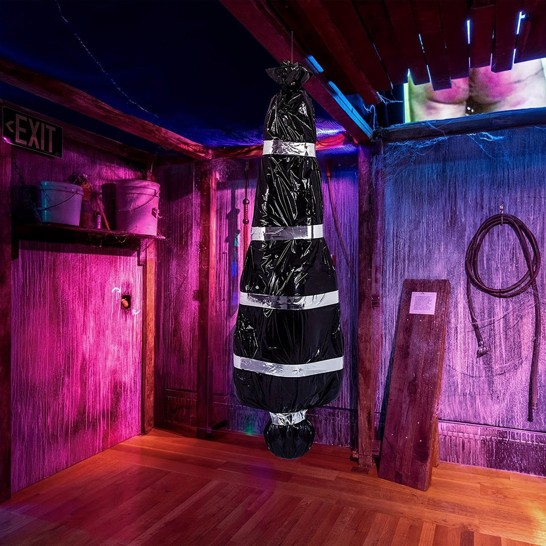BowLift | Halloween Hanging Body Inflatable Prop | Realistic Scary Outdoor Decor