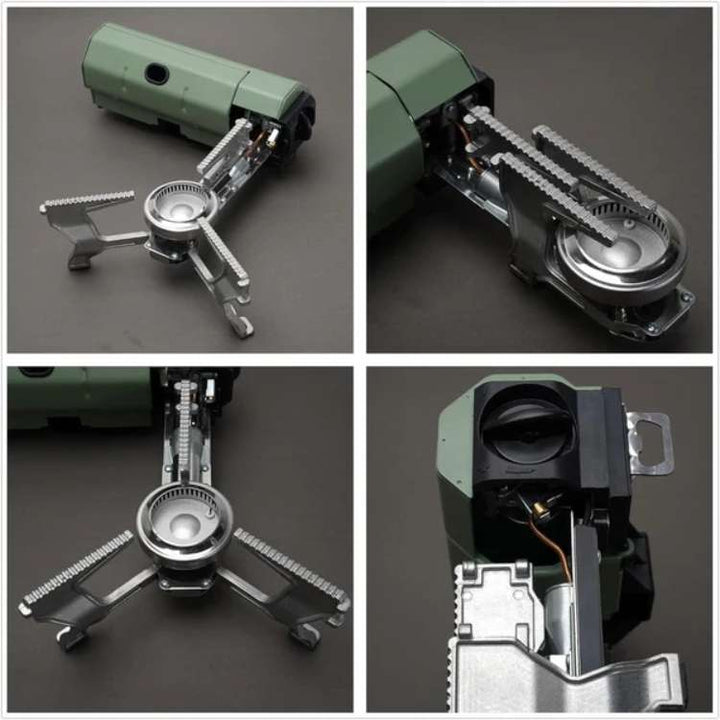 BowLift | Camping Gas Burner | Windproof, Fuel-Efficient & Compact for Outdoor Cooking Adventures