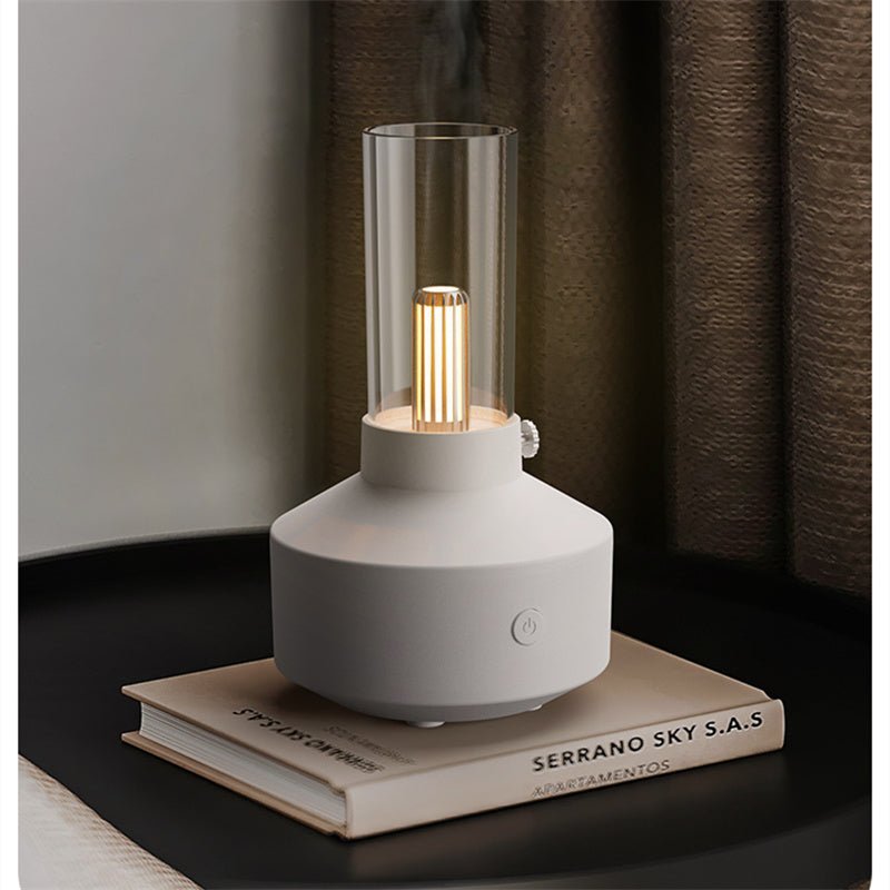 BowLift | Aroma diffuser LumaScent | Fragrance & Candlelight | 0.5L Tank | Silent & Automatic Shutdown