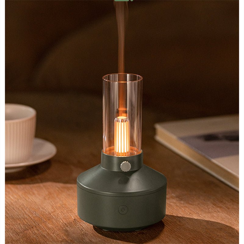 BowLift | Aroma diffuser LumaScent | Fragrance & Candlelight | 0.5L Tank | Silent & Automatic Shutdown