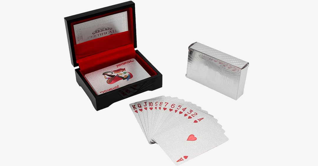 BowLift | Silver Plated Playing Cards
