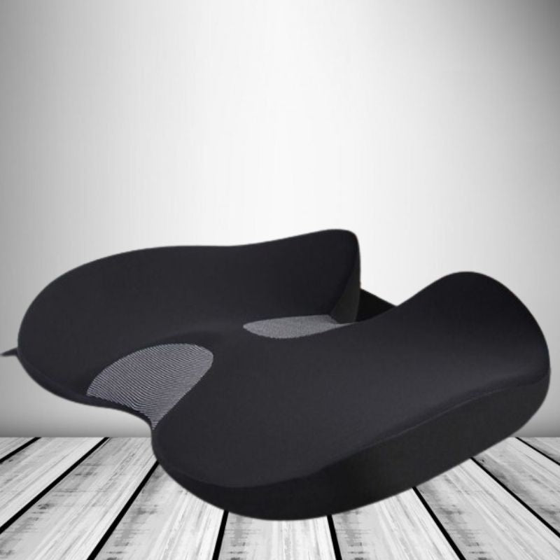 BowLift | Ergonomic Memory Foam Car Seat Cushion – Tailbone & Sciatica Support Pillow
