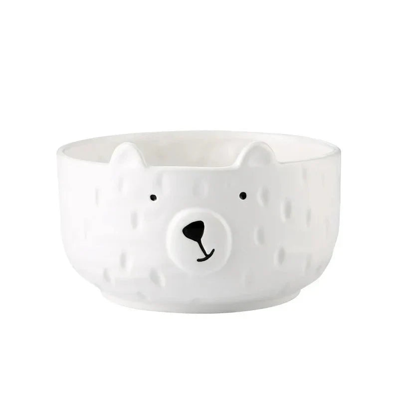 BowLift | Cute ceramic Polar bear dinner set – PolarJoy