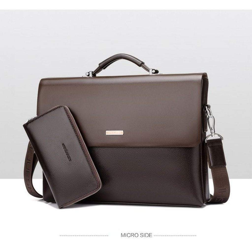BowLift | New Business Mens Leather Briefcase