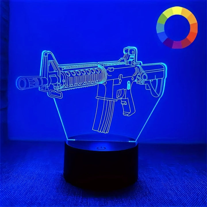 GeoLume - 3D LED Desk Lamp with Touch Bowlift