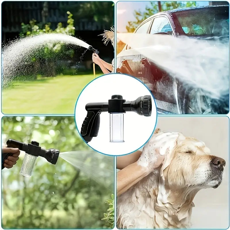BowLift | Multifunctional Car Wash Gun – Spray Gun with Microfiber Attachment for Thorough Cleaning
