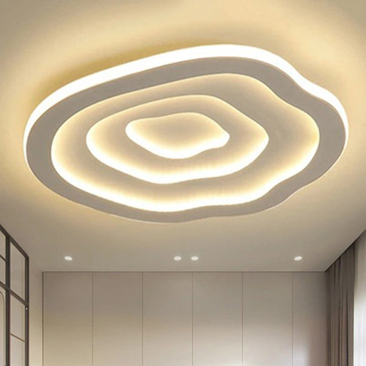BowLift | Ceiling Acrylic Lamp with Warm & White LED Light - Auralis