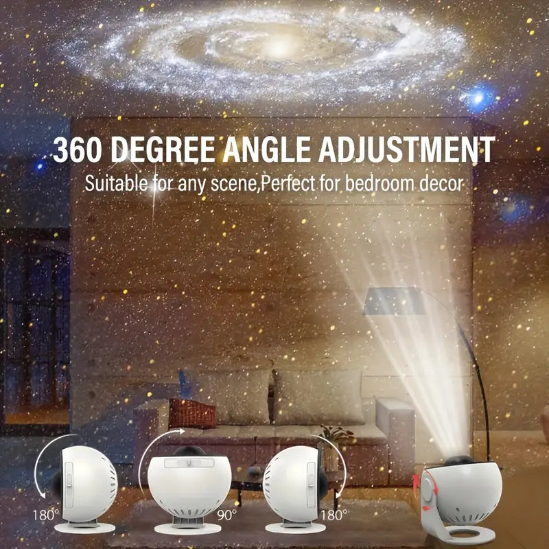 BowLift | Celestial Dreams: 360° Planetarium Galaxy Projector -  Full-room Coverage