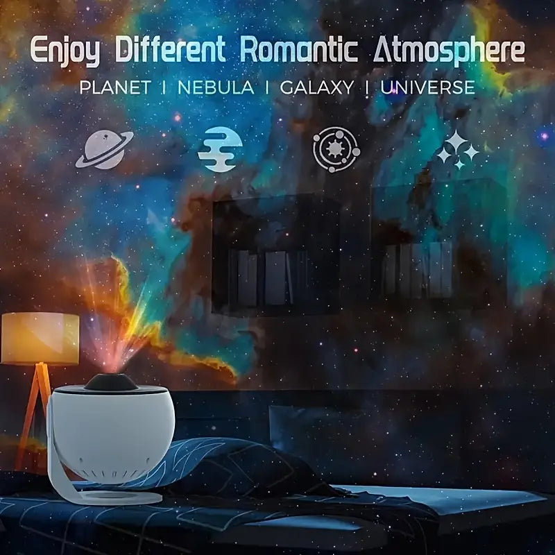 BowLift | Celestial Dreams: 360° Planetarium Galaxy Projector -  Full-room Coverage
