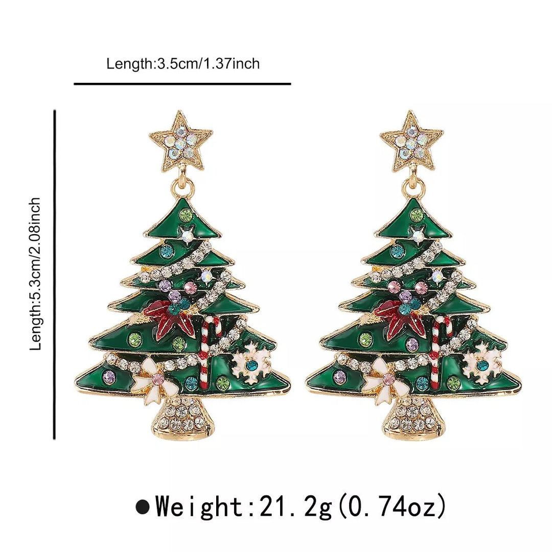 BowLift | Christmas Tree Dangle Earrings