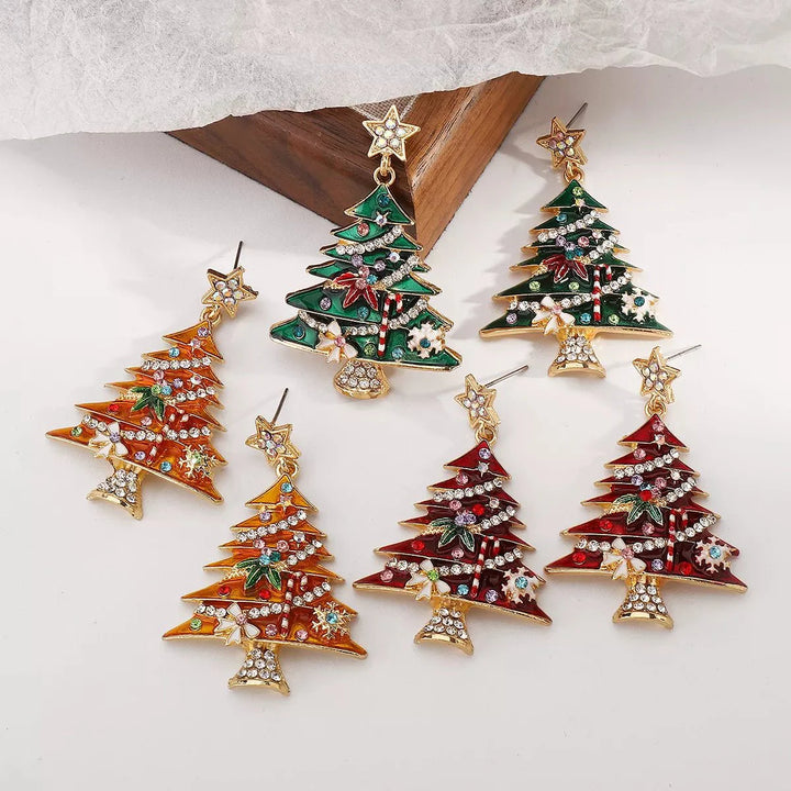 BowLift | Christmas Tree Dangle Earrings