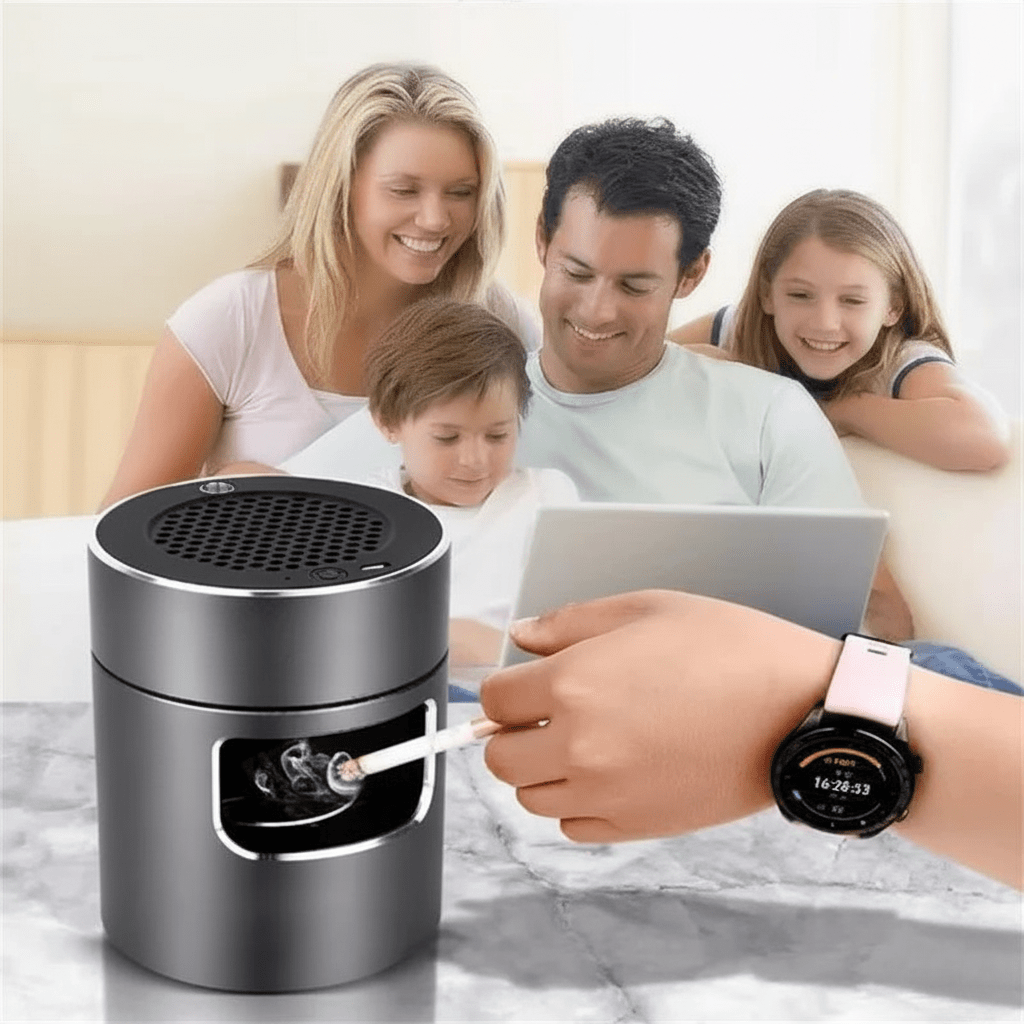 BowLift | CLARASH – Smart USB Smokeless Ashtray with Advanced Air Filter