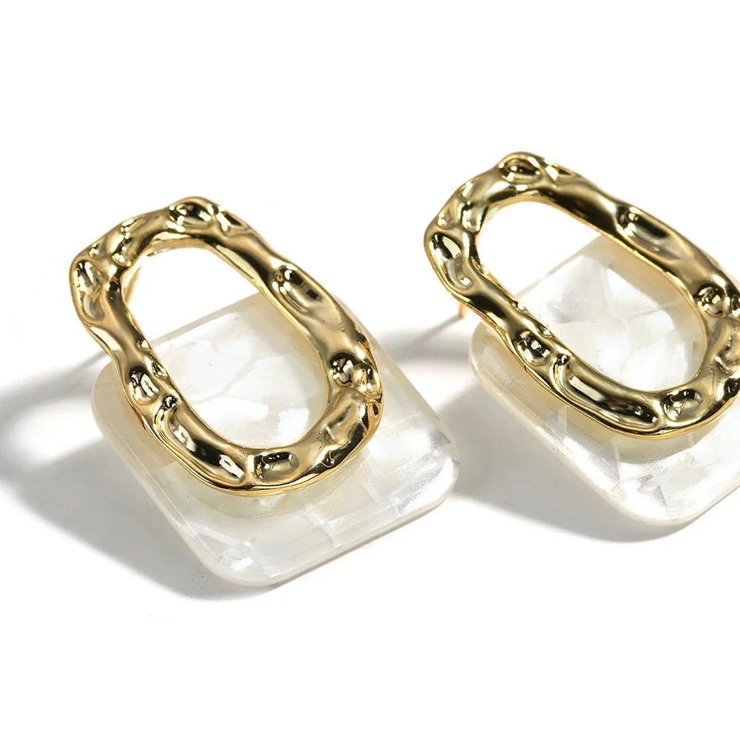 BowLift | Classy Geometric Square Earrings