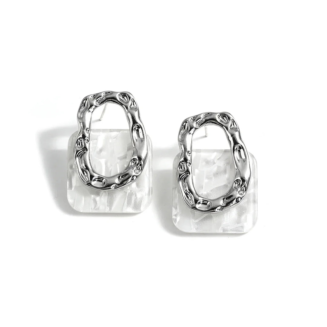 BowLift | Classy Geometric Square Earrings