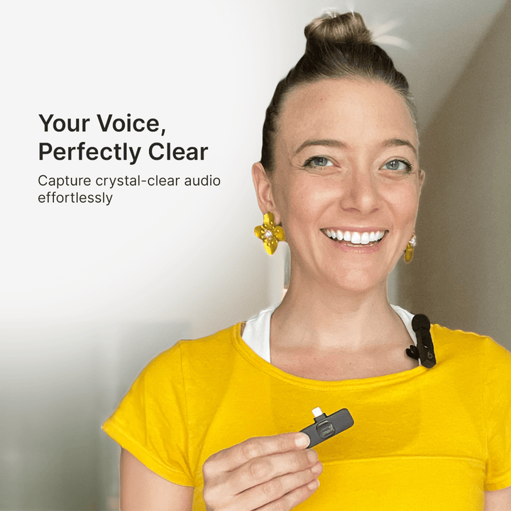 BowLift | Mini Wireless Lavalier Micophone | For Content Creators & Video Recording