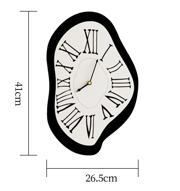 BowLift | Surreal melting nordic wall clock