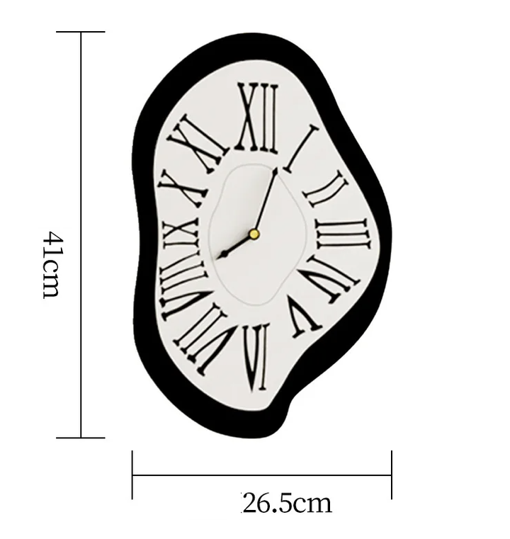 BowLift | Surreal melting nordic wall clock