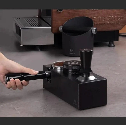 BowLift | Adjustable Coffee Tamping Station – 51–58mm Portafilter Holder