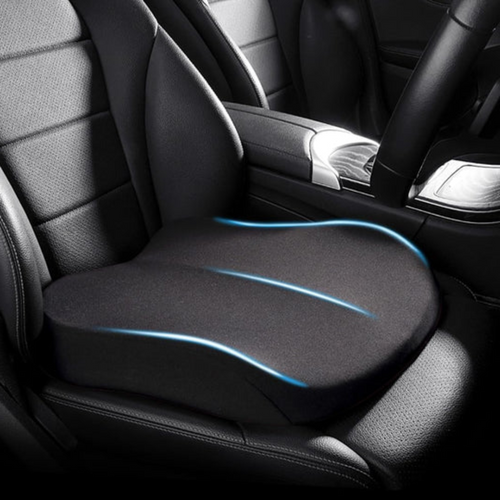 Memory Foam Car Seat Cushion with Raised Seating Support