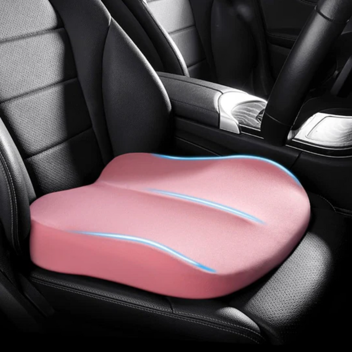Memory Foam Car Seat Cushion with Raised Seating Support