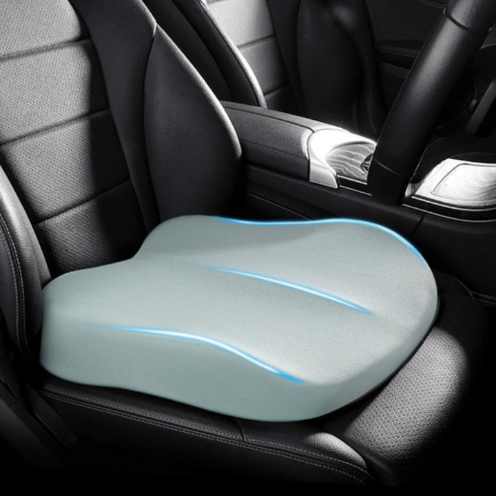 Memory Foam Car Seat Cushion with Raised Seating Support