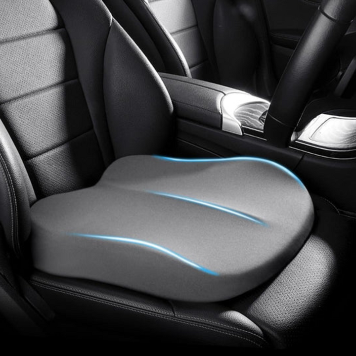 Memory Foam Car Seat Cushion with Raised Seating Support