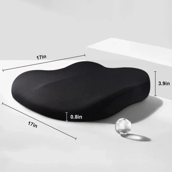 Memory Foam Car Seat Cushion with Raised Seating Support