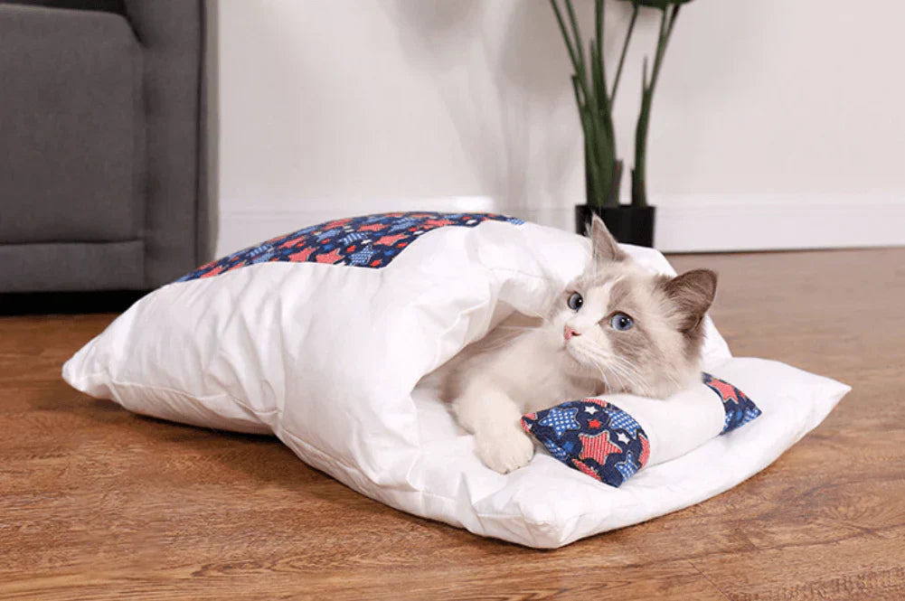 Comfortable Cat Sleeping Bag - SnugKitty Bowlift