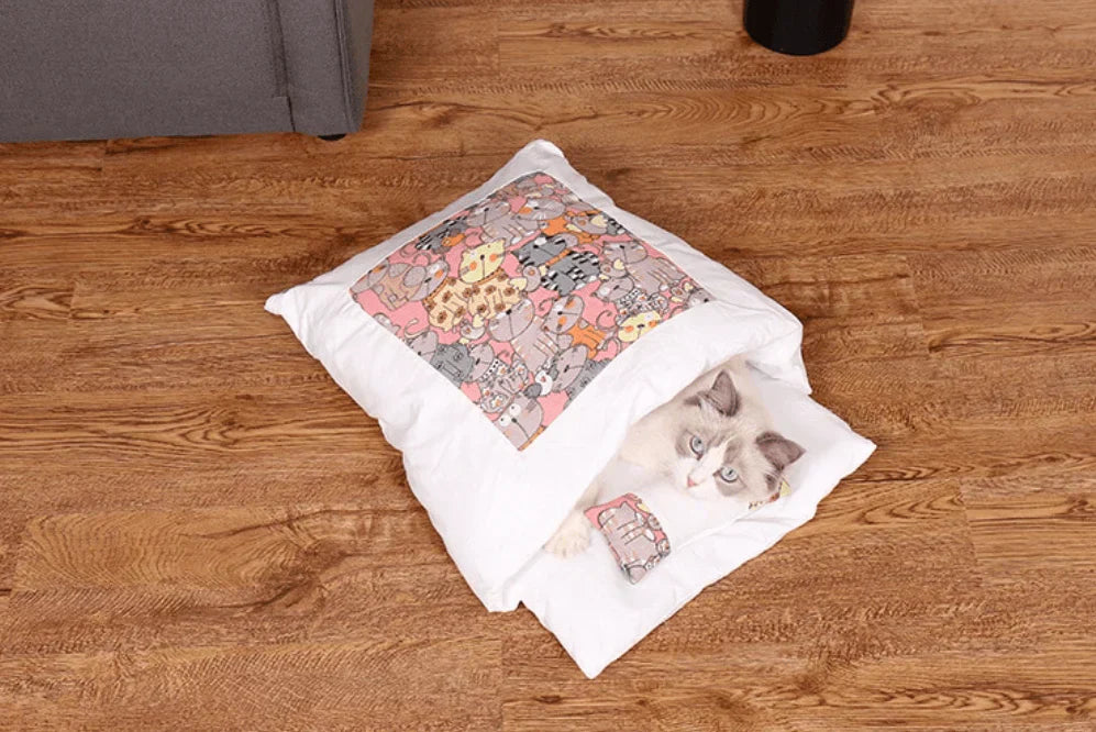 Comfortable Cat Sleeping Bag - SnugKitty Bowlift