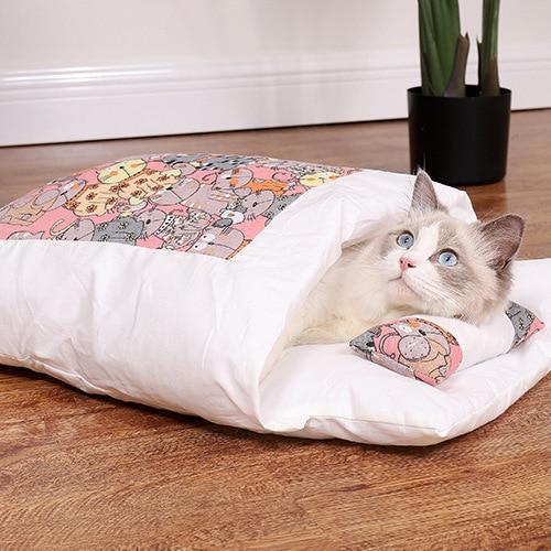 Comfortable Cat Sleeping Bag - SnugKitty Bowlift