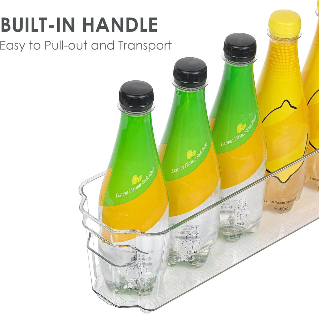 BowLift | COOLORGANIZE – Transparent Refrigerator Storage Bins for Clutter-Free Kitchen