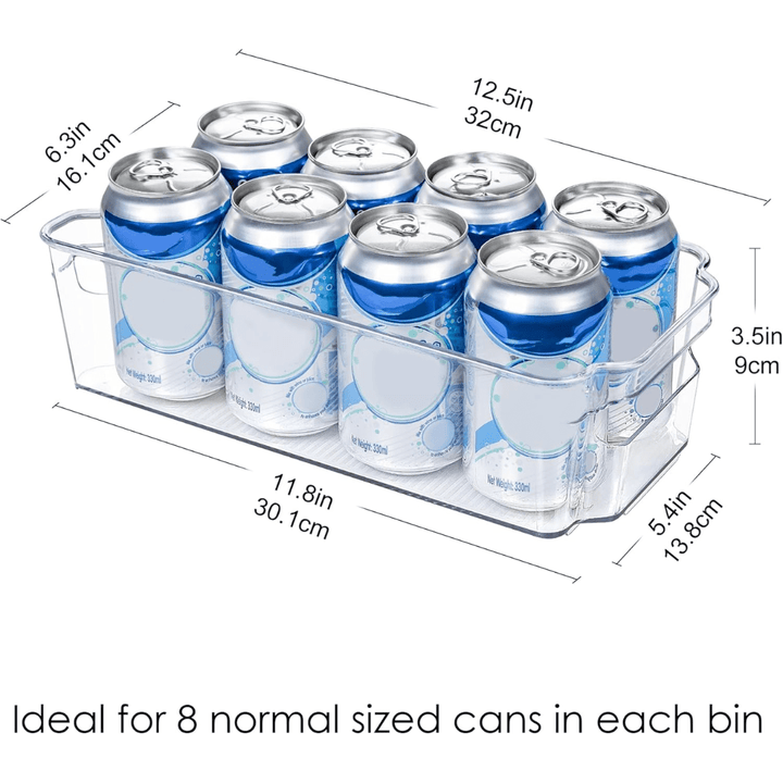BowLift | COOLORGANIZE – Transparent Refrigerator Storage Bins for Clutter-Free Kitchen