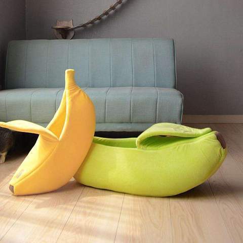 BowLift | Cozy Banana Pet Bed