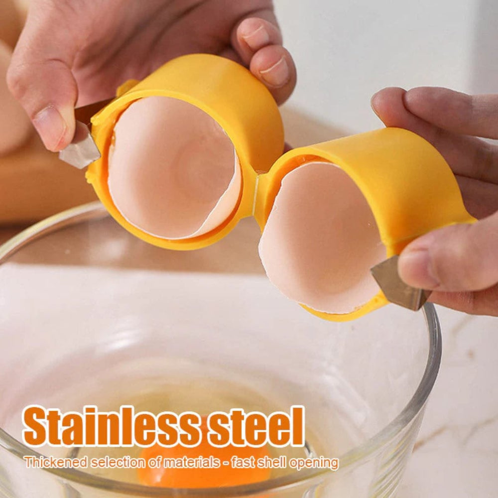 BowLift | Egg Cracker Kitchen Tool Stainless Steel