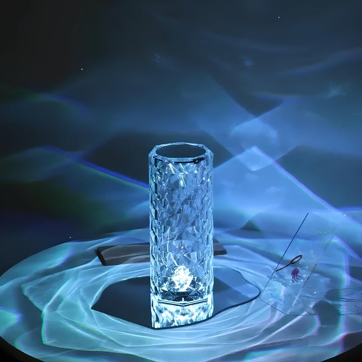 BowLift | Crystal Table Lamp with Touch Control - Aurora