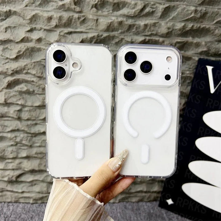 BowLift | CrystalMag – Clear MagSafe Compatible Case for iPhone 11-17 Series