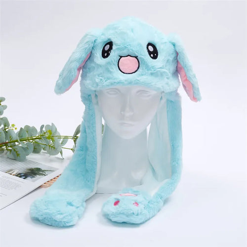 BowLift | BunnyBounce Plush Hat with Moving Ears for Kids & Adults
